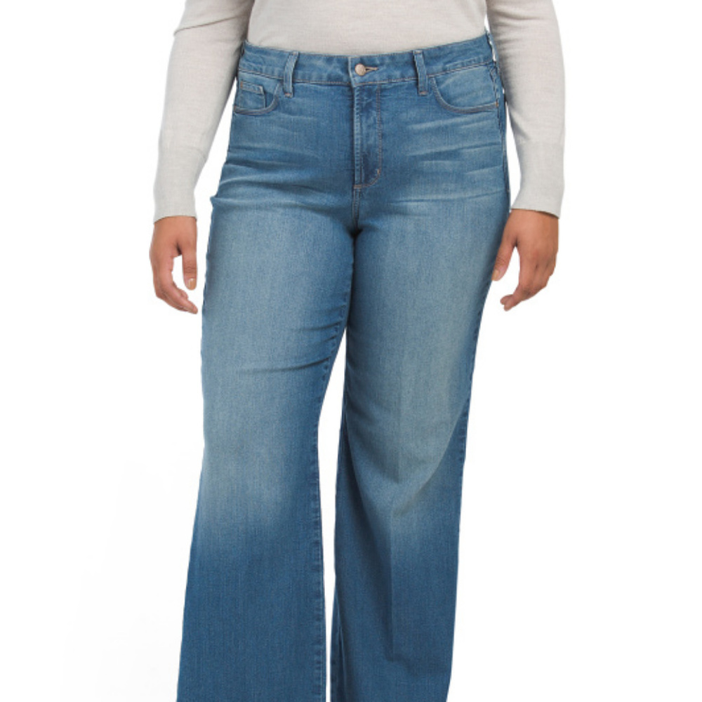 NYDJ Plus Stretch Addison Wide Leg Jeans NWT